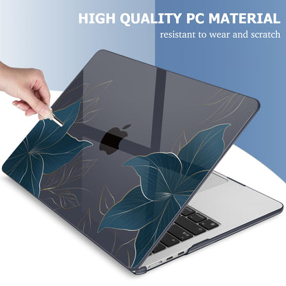 Mektron Case for 2026 MacBook Air 15 INCH M5 A3448 Compatible with M4 A3241 /M3 A3114 /M2 A2941 Printed Plastic Hard Shell Cover with 15.3" Liquid Retina Display Touch ID- Floral C348