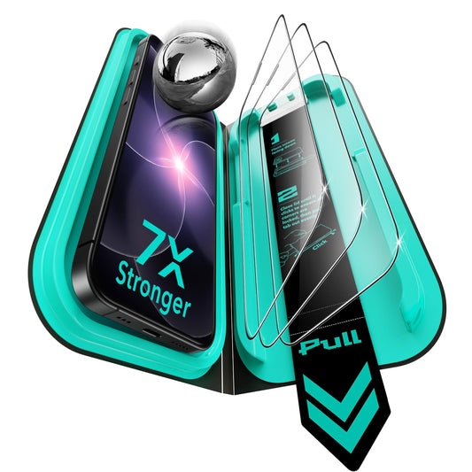 ESR 3 Pack for iPhone 16/15 Screen Protector, Armorite