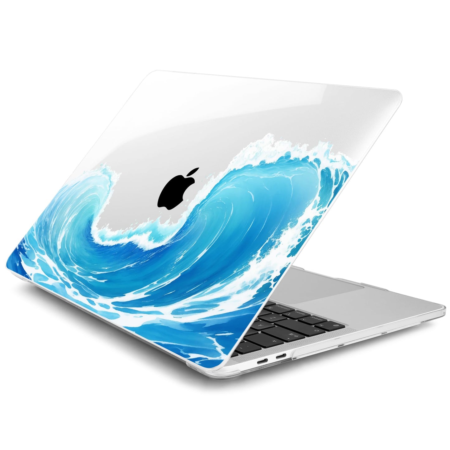 Batianda AstroGrid Case for MacBook Air 13 inch 2018-2020, Blue Waves