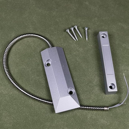 Home Security Wired Rolling Door Contact 0~100V/0.5Amp Magnetic Reed Switch OC-55 Alarm Sensor Magnetic Switch with 2 Wires for N.C. Applications