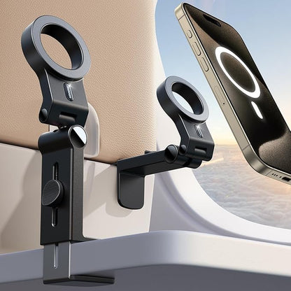 JOYROOM for Magsafe Airplane Phone Holder Travel Essentials,【Unlimited Scenery】 Hands-Free Plane Phone Holder, Airplane Travel Accessories for iPhone 17 Pro Max & Magsafe Case