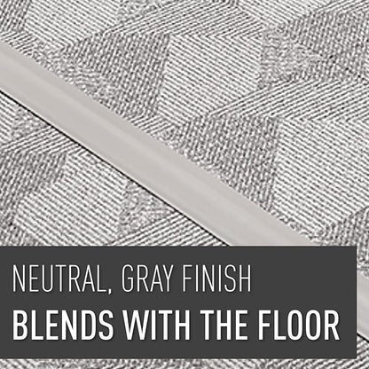 C2G Wiremold Floor Cord Management Kit, Corduct, Cord Protector, Wire Organizer and Hider, Rubber Cable Cover and Concealer, Gray, 5 Feet, CDG-5