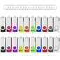 16GB Flash Drive 10 Pack, Wooolken USB 2.0 Thumb Drives Memory Stick