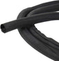 Black Braided Cable Management Sleeves Wire Loom Tubing Cord Protector Self-Wrapping (3/8"-30Feet)