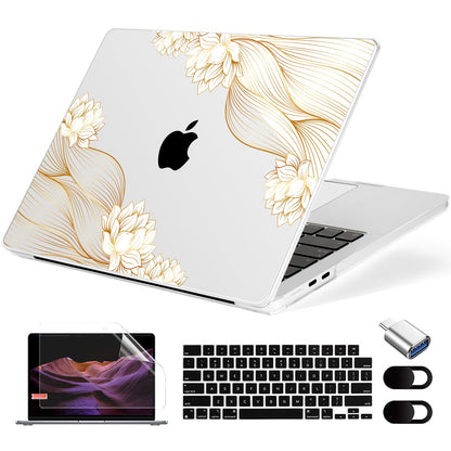 MecBevia Compatible with MacBook Air 13 inch Case M5 M4 M3 M2 2026-2022