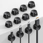12Pack Cord Organizer Spring Clips, Office Desk Accessories - Lamicall Desk Cable Management Clips, Dorm Room Bedroom Essentials, Phone Charger Cord Holder, Wire Organizer Keeper for Nightstand