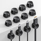 Lamicall 12 Pack Spring Cord Organizer Clips, Cable Management for Desk