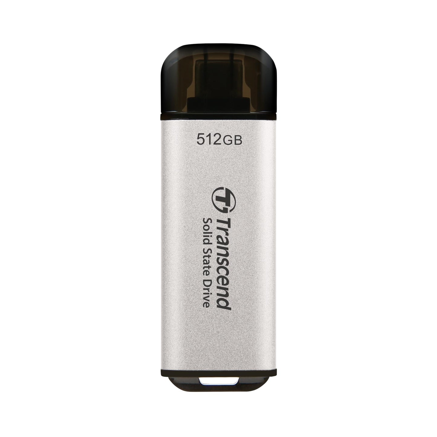 Transcend ESD300 512GB External SSD, Up to 1,050MB/s, Type C USB Drive for iPhone17,16,15, iPad&Mac/Pixel10/Tesla/Steam Deck/ROG Ally/MSI Claw/Android/PS5, Smart TV, USB 3.2 Gen2 Portable SSD- Silver
