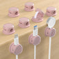 Magnetic Cable Clips, Adjustable Cord Holder Management, Adhesive Wire Keeper Organizer for Home Office Desk Phone PC Car Wall Desktop Nightstand Appliance (9-PCS Purple)