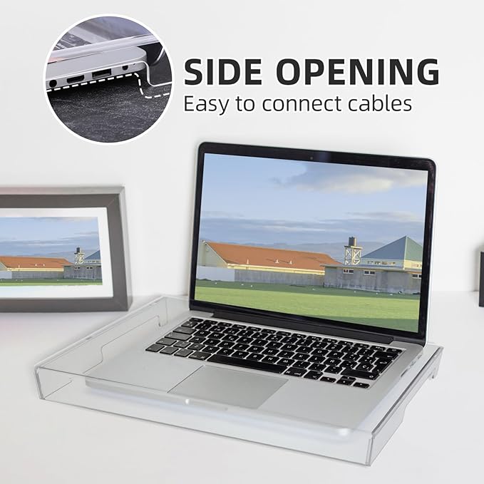 NOLITOY Acrylic Keyboard Dust Cover Waterproof Transparent Keyboard Protector for Laptop and Desktop Keyboards Durable Protective Case to Prevent Dust and Spills
