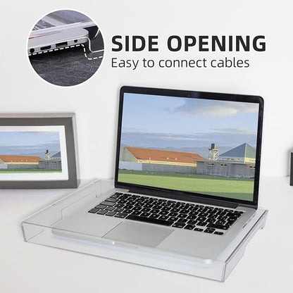 NOLITOY Acrylic Keyboard Dust Cover Waterproof Transparent Keyboard Protector for Laptop and Desktop Keyboards Durable Protective Case to Prevent Dust and Spills