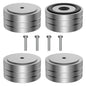 Tertullus 4 Pcs Speaker Feet Aluminum HiFi Turntable Feet Isolation Feet Aluminum Stand Speakers Spikes Audio Pads 58x22mm for HiFi Amplifier/Speaker/Turntable/Player(Gold)