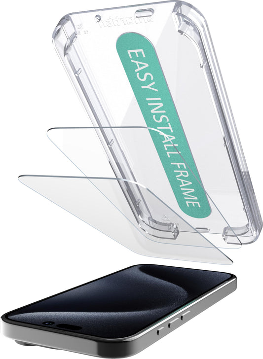 Smartish iPhone 16 Pro Max Screen + Lens Protector, Tuff Sheet, 2 Pack