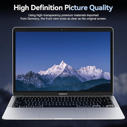 Privacy Screen MacBook Pro 13 Inch(2016-2022, M1, M2)/MacBook Air 13 in (2018-2021, M1), Magnetic Removable Anti Glare Blue Light Filter with Camera Cover,Anti Spy Laptop Screen Protector for Mac 13In