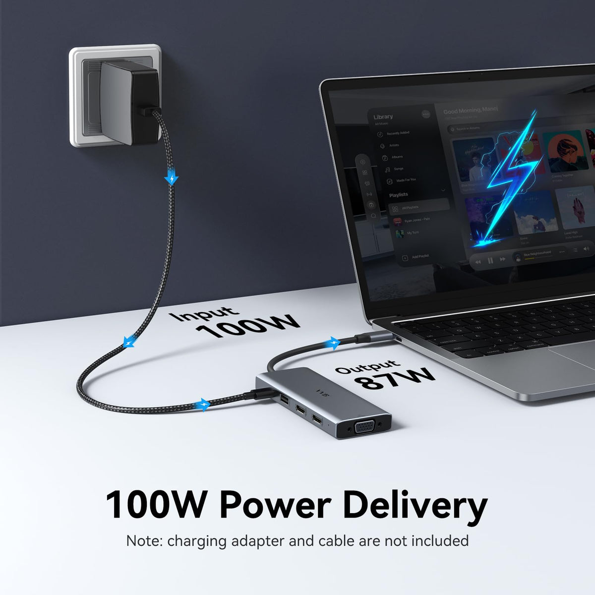 USB C Docking Station Dual Monitor Adapter Laptop Docking Station 3 Monitor