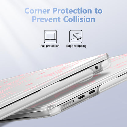 Lepeoac Case for 2026/2025/2024/2023 MacBook Air 15-inch Laptop Release M5 A3448 /M4 A3241 /M3 A3114 /M2 A2941, Stylish Protective Hard Shell Cover for MacBook Air 15.3 inch, Bow