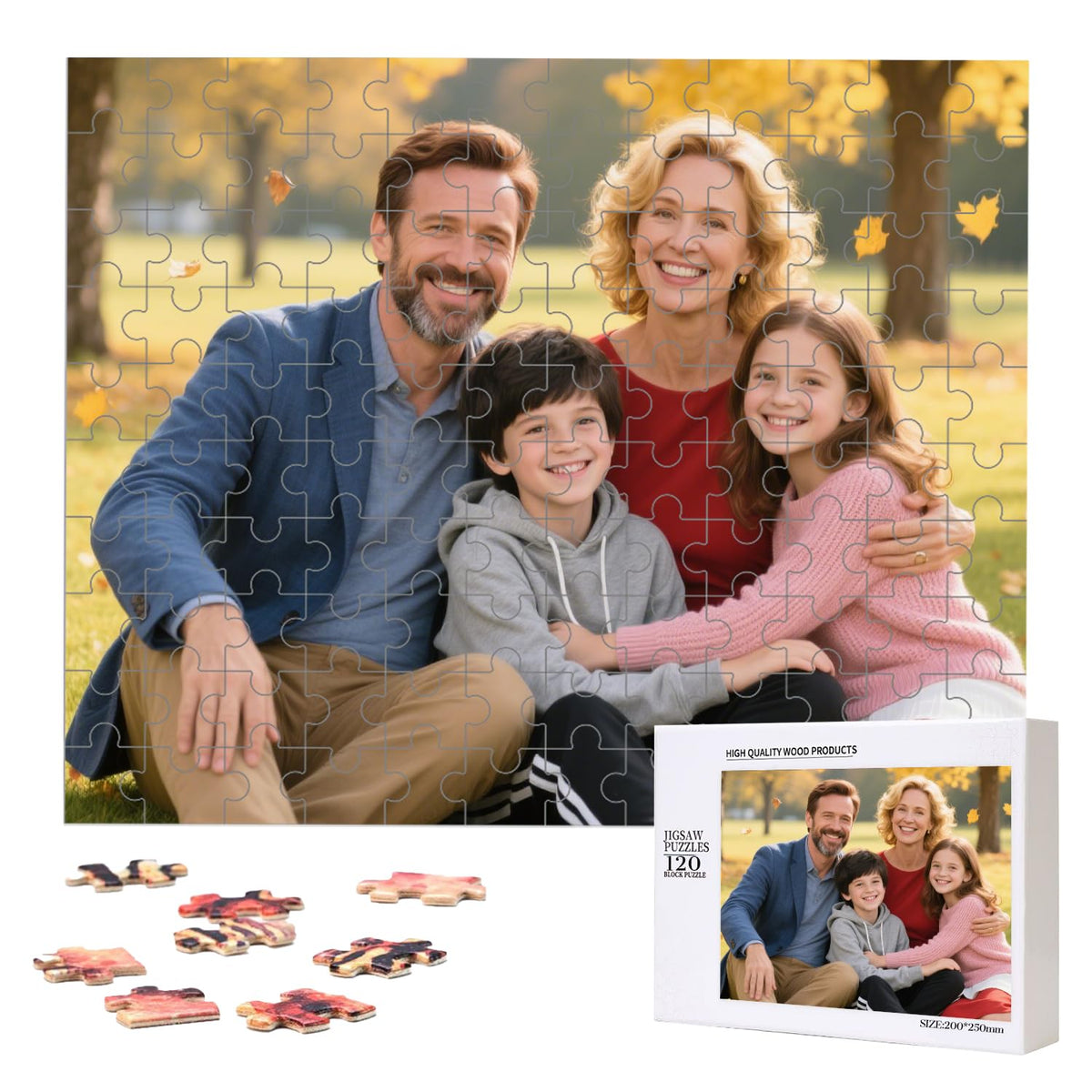 Custom Photo Puzzle,Personalized 1000 Piece Jigsaw Puzzle for Adults