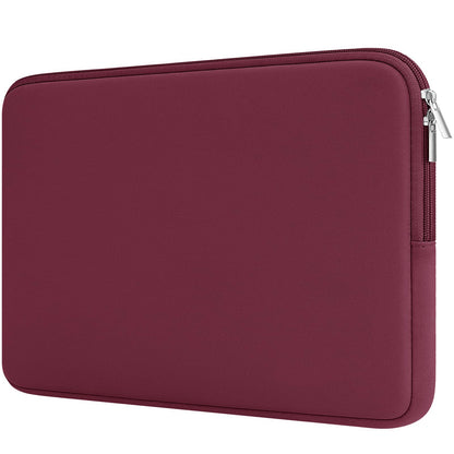 RAINYEAR 16 Inch Laptop Sleeve Case Soft Lining Padded Cover, Red