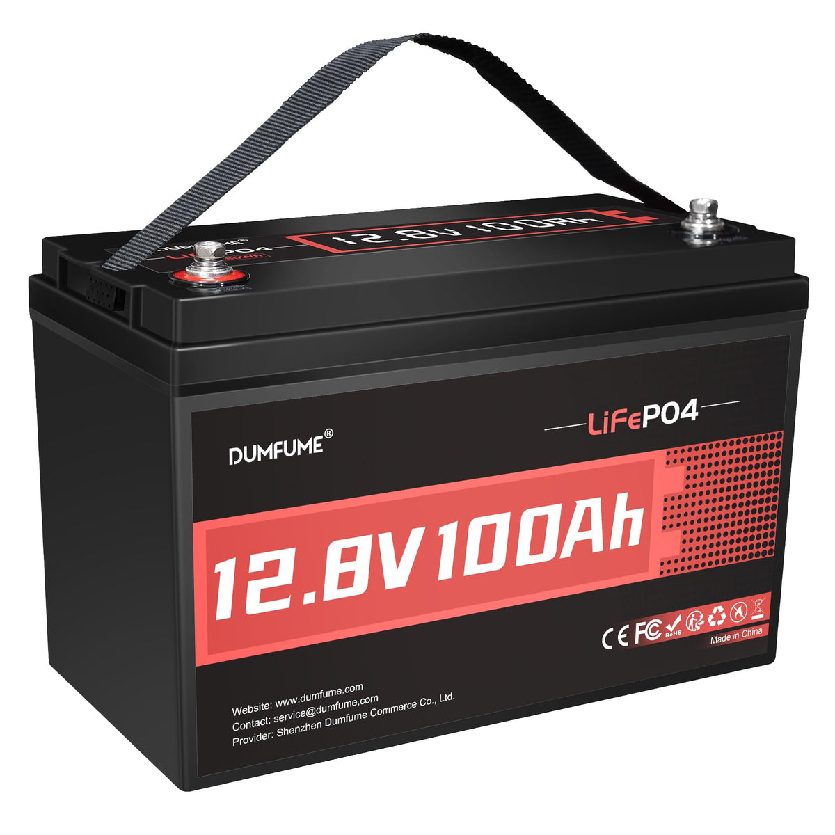 2 pack Dumfume 12V 200Ah LiFePO4 Lithium Battery,2560Wh Energy,1280W Load,200A BMS & 95% Discharge Efficiency,15000+ Cycles for Solar RV Off-Grid Camping Home Backup
