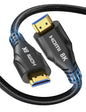 Cratree Fiber Optic HDMI Cable 65FT/20M Long - 8K 48Gbps High Speed HDMI Cord/8K 60Hz/4K 120Hz,HDCP 2.2&2.3,HDR10 - Compatible with HDTV/Monitor/Projector