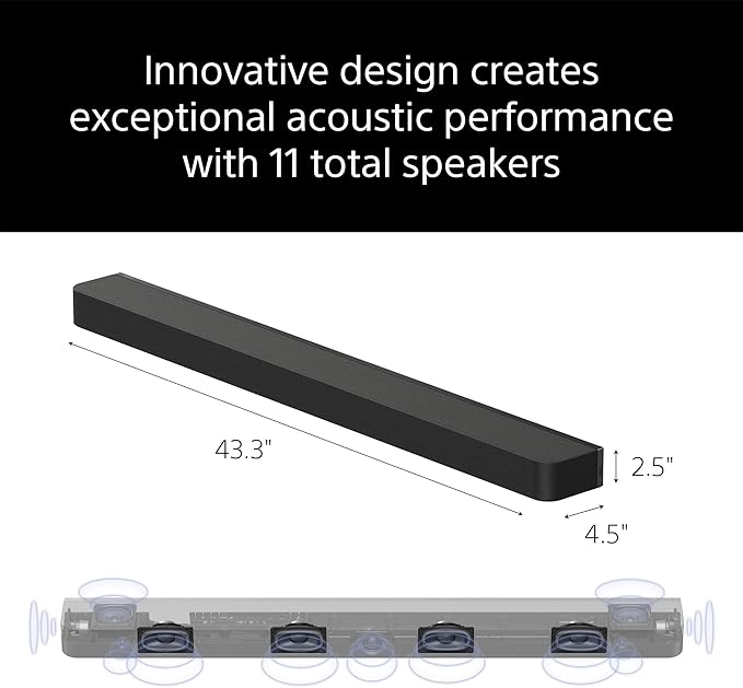 Sony BRAVIA Theater Bar 8 Sound Bar and SA-SW5 Wireless Subwoofer