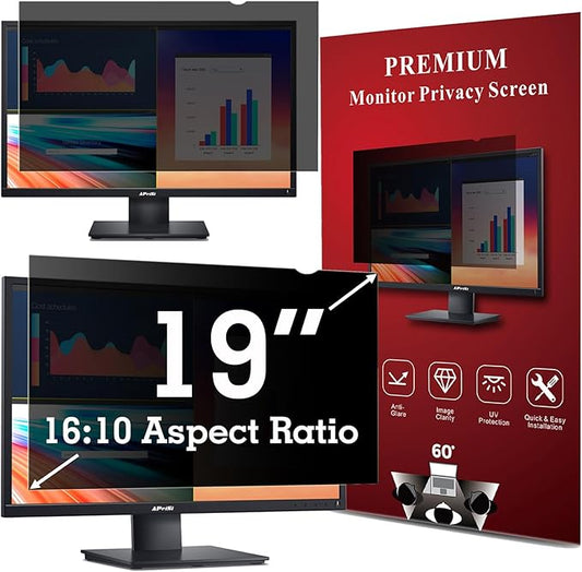 APeiSi 19 Inch Privacy Screen Filter for Computer 16:10 Widescreen Monitor