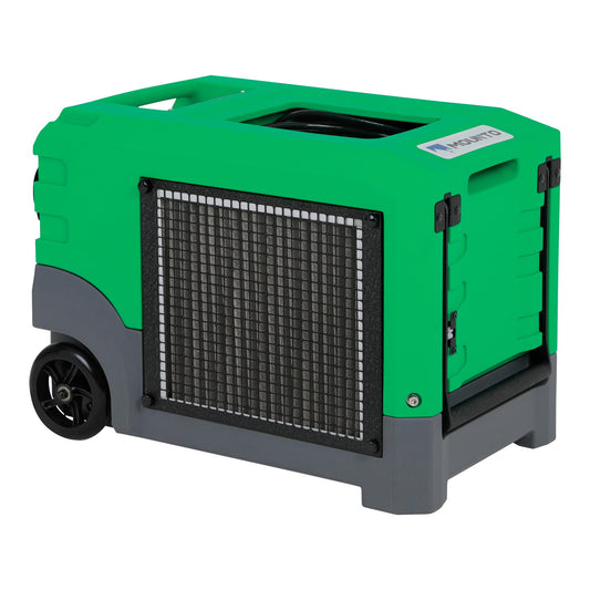 Mounto MOUNTO 268Pints LGR Commercial Compact Dehumidifier with Pump and Drain Hose, LGR Portable Dehumidifier with wheels for Home, Basements, Garages, and Job Sites (Green)