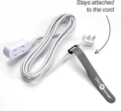 Wrap-It Storage Cable Management Value Pack - 40 Self-Gripping Cable Ties, 20 Cable Labels, 12ft Perforated Self-Gripping Roll - For Home, Office, Desk, Wire, Cable Wrap, Cord Management Organization