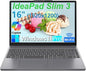 Lenovo Laptop Computer for Home Student Business, IdeaPad Slim 3, Intel i7-13620H (Beat Ultra 7 255U), 16GB DDR5 RAM, 256GB PCIe SSD, 16" FHD+, WiFi 6, Type-C, HDMI, Luna Grey, Windows 11 Pro, Wendbo