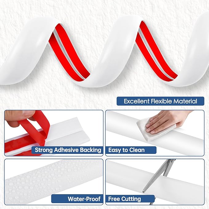 EYAYEN Floor Cord Cover for Wires on Floor Self Adhesive Cord Hider