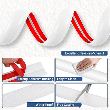 EYAYEN Floor Cord Cover for Wires on Floor Self Adhesive Cord Hider