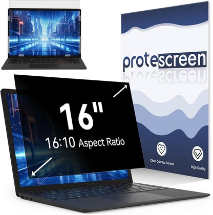 13.3 Inch Laptop Privacy Screen Compatible with Lenovo Hp Dell Acer Asus Thinkpad Envy Xps, 16:10 Aspect Removable Anti Glare Blue Light Filter Protector,13 in Computer Monitor Privacy Shield