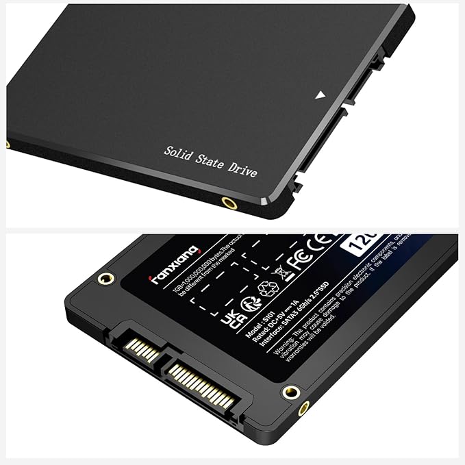 S101 500GB SSD SATA III 6Gb/s 2.5" Internal Solid State Drive, Read Speed up to 550MB/sec, Compatible with Laptop and PC Desktops(Black)