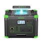Portable Power Station 1000W (Peak 2000W) for Home Backup & Off-Grid
