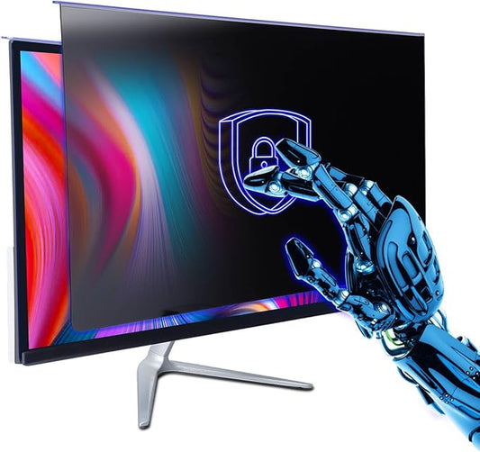 GUDTEKE Computer Privacy Screen Filter 27" Hanging Privacy Screen Protector Compatible Widescreen Computer Monitor with Aspect Ratio 16:9,Anti-Glare Privacy Screen Protector (27" Diagonal (16:9))