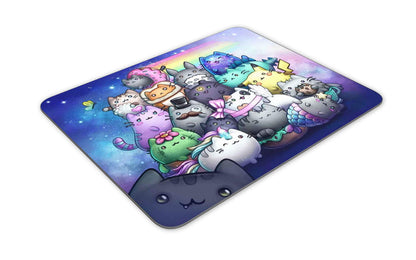 Cute Watercolor Animals Gaming Rectangle Mouse Pad Size(9.84"x7.87")