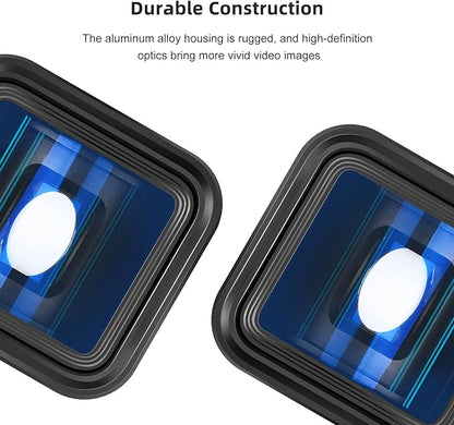 Andoer Anamorphic Movie Lens 1.55X - Universal Lens Clips & Carry Bag - Compatible with iPhone 15/14/13/12/11