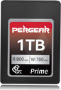 Pergear 1TB VPG200 CFexpress Type A Memory Card, Up to 800MB/s Read Speed & 700MB/s Write Speed for Sony Alpha Sony FX Cameras, Up to 8K RAW for Video/Photo