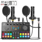 M100 2‑Person Podcast Equipment Bundle,48V XLR Dual Condenser Mics