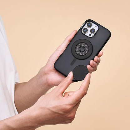 PopSockets Phone Grip for MagSafe, Magnetic Holder, Phone Stand - Black