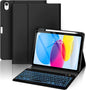 BLUTLOTUS for iPad 11th A16 10th Generation Case with Keyboard - 7 Colors Backlit Wireless Detachable Folio Keyboard Cover with Pencil Holder for iPad 11'' A16 2025 10th Gen 10.9 Inch 2022 (Black)