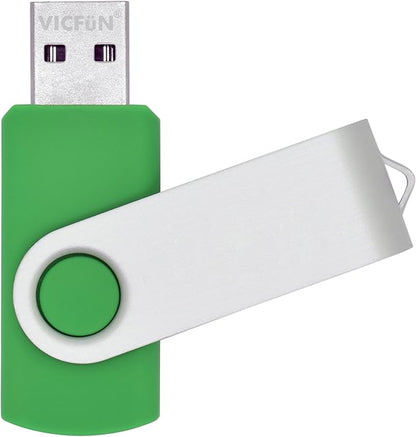 10 Pack 8GB USB Flash Drives USB 2.0 8GB USB Memory Stick Pen Drive Green