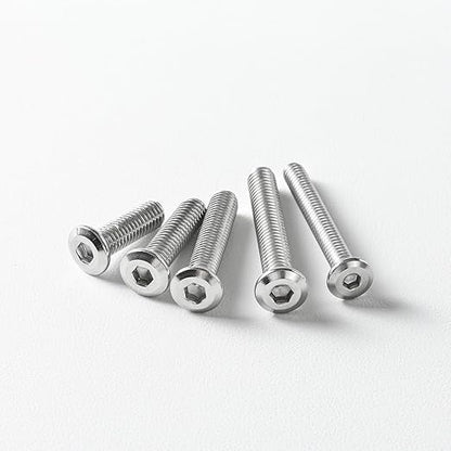 3/16-24 x 5/8" (50 Pack) Flat Head Hex Socket Cap Screws Bolts, 304 Stainless Steel 18-8, Hex Drive, Bright Finish, Fully Machine Thread