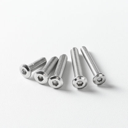 1/4-20 x 1-1/2" (20 Pack) Flat Head Hex Socket Cap Screws Bolts, 304 Stainless Steel 18-8, Hex Drive, Bright Finish, Fully Machine Thread