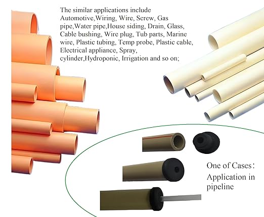 30 pcs 1/4" Drill Hole，3/16" ID Black Silicone Top hat Rubber Grommets for Wiring，Automotive，Firewall，Hole Plug，Desk，Screw，Water and Gas Pipe，Drain，House Siding，Cable Bushing，Glass，Wire Plug