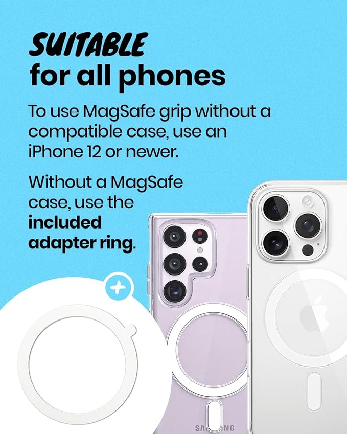 Magnetic Silicone Suction Cup Phone Mount with Hands-Free Stand - Perfect for Selfies, Videos, Durable, Secure Grip, One-Touch Holding, Lightweight, Sleek Design (Pink)