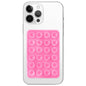 Anteel Silicone Suction Phone Case Mount, Non Slip Sticky Phone Grip for Cellphone, Silicon Adhesive Suction Cup Phone Mount, Strong Grip Holder for Selfies and Videos (Light Pink)