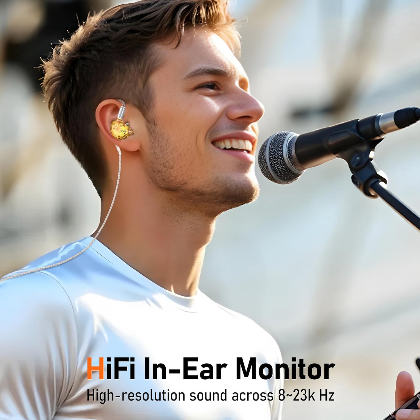Audiovance Vibes 202 HiFi Wired Earbuds, IEM in-Ear Monitor Headphones