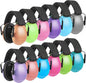 Amylove 12 Pcs Kids Ear Protection Noise Cancelling Headphones Ear Muffs Bulk 27db Adult Noise Reduction Hearing Earmuff(Universal Fit (kids & Adults),Classic Style,Macaron Color)