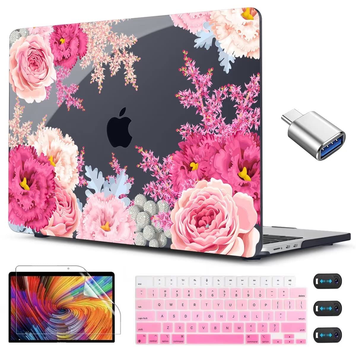 CISSOOK Compatible with MacBook Air 13.6 inch Case M2 M3 M4 M5 Ocean